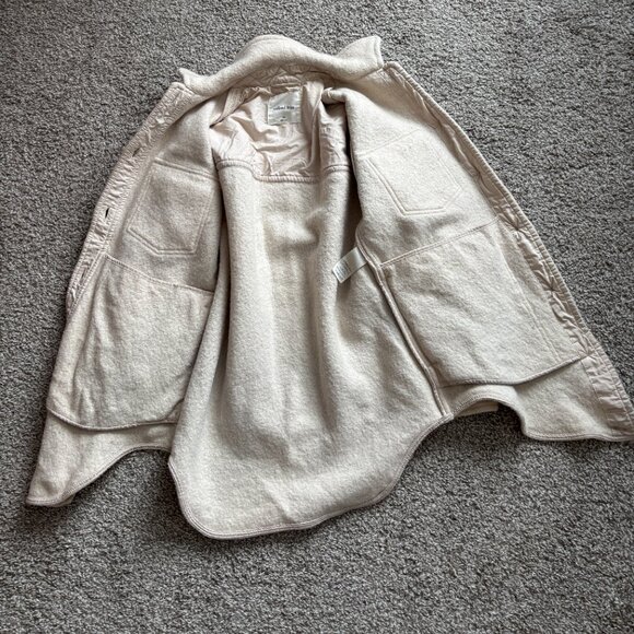 Aritzia Wilfred Free The Ganna Shirt Jacket - 100% Merino Wool - Great Condition - Picture 2 of 8